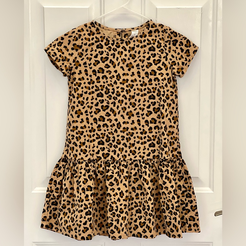 Girls Leopard Print Dress